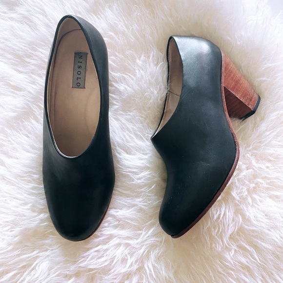 Nisolo Shoes - NISOLO Noir Austin Heel Size 7.5
